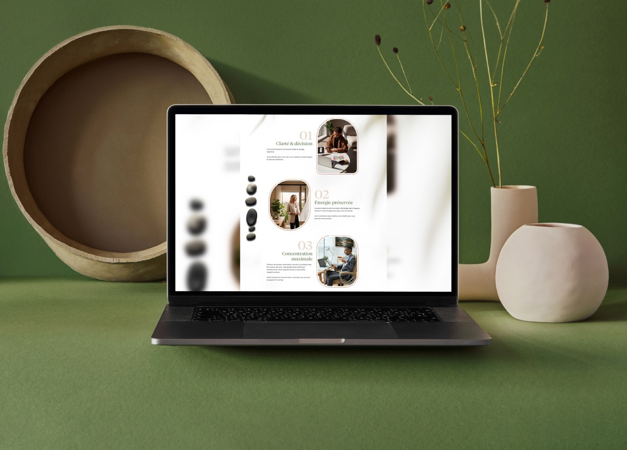 Feng Shui Landing page