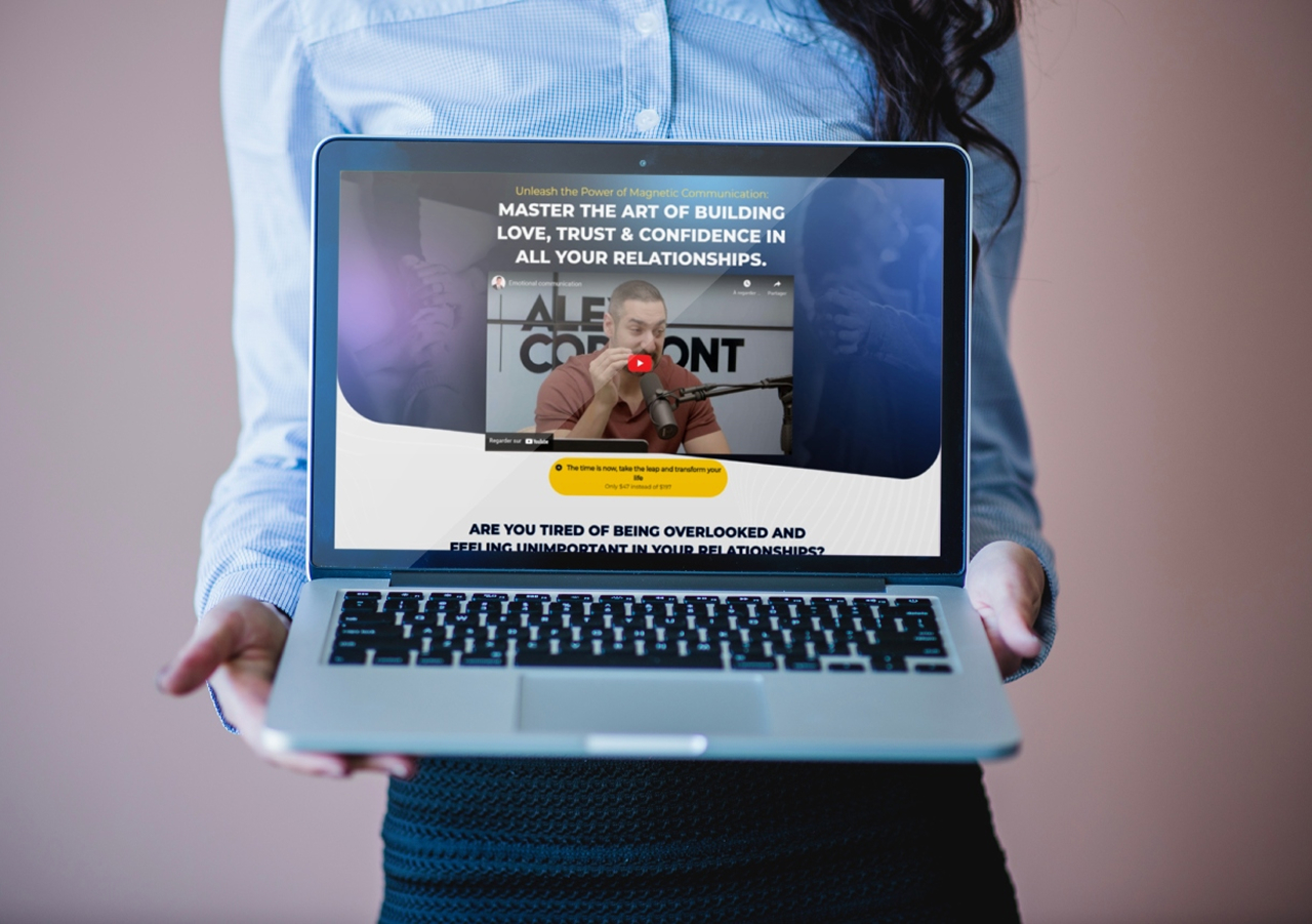 Alex Cormont Landing page