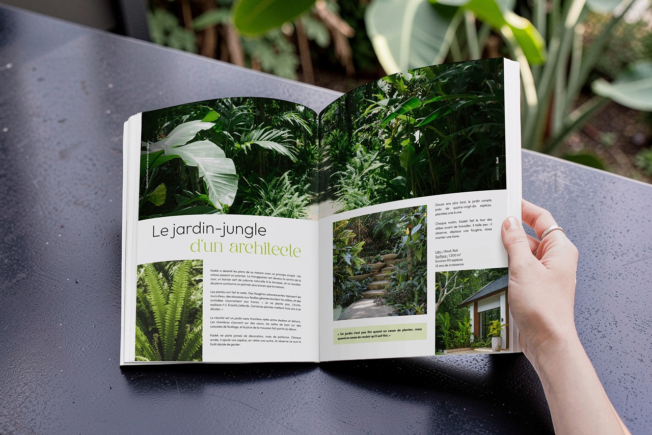 Mockup imprimé du magazine
